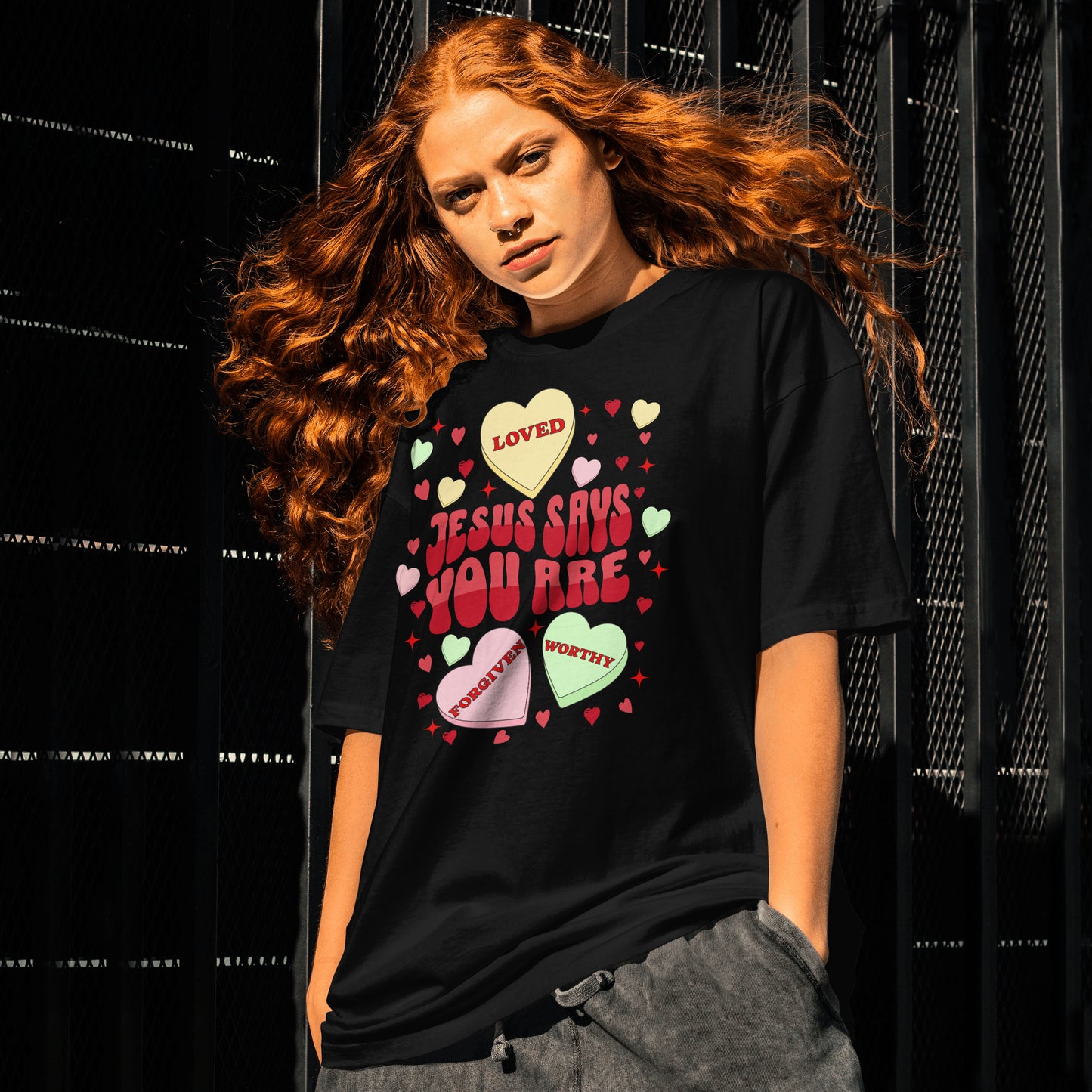 Jesus says you are Valentine's Day Christian T-Shirt