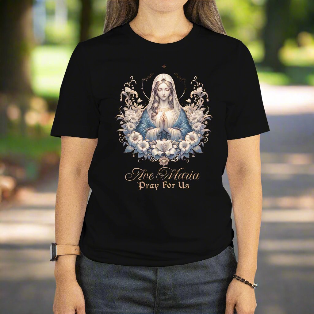 Ave Maria Pray For Us T-Shirt