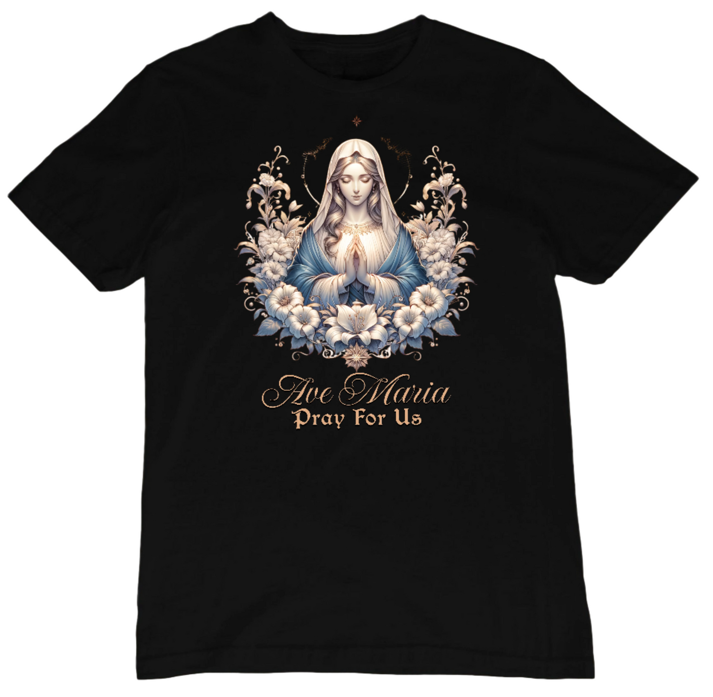 Ave Maria Pray For Us T-Shirt