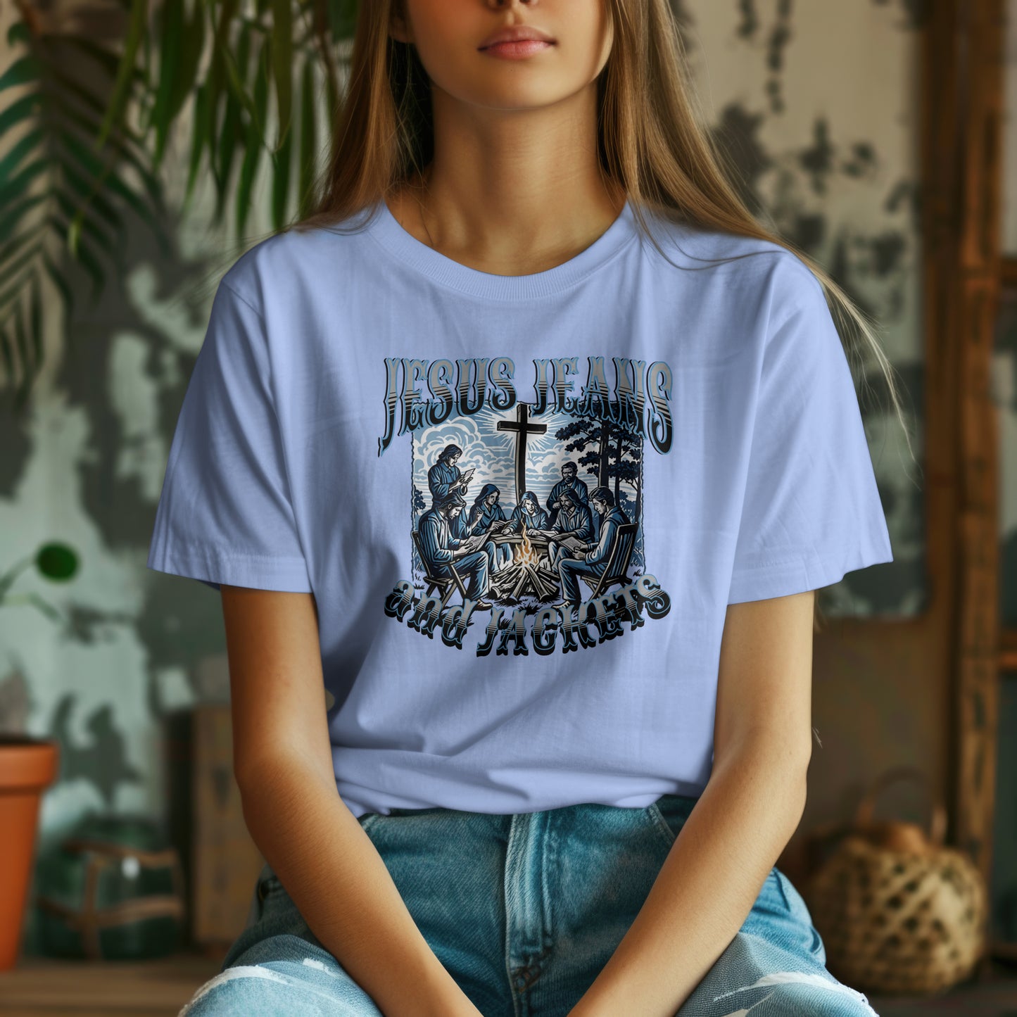 Jesus Jeans and Jackets T-Shirt