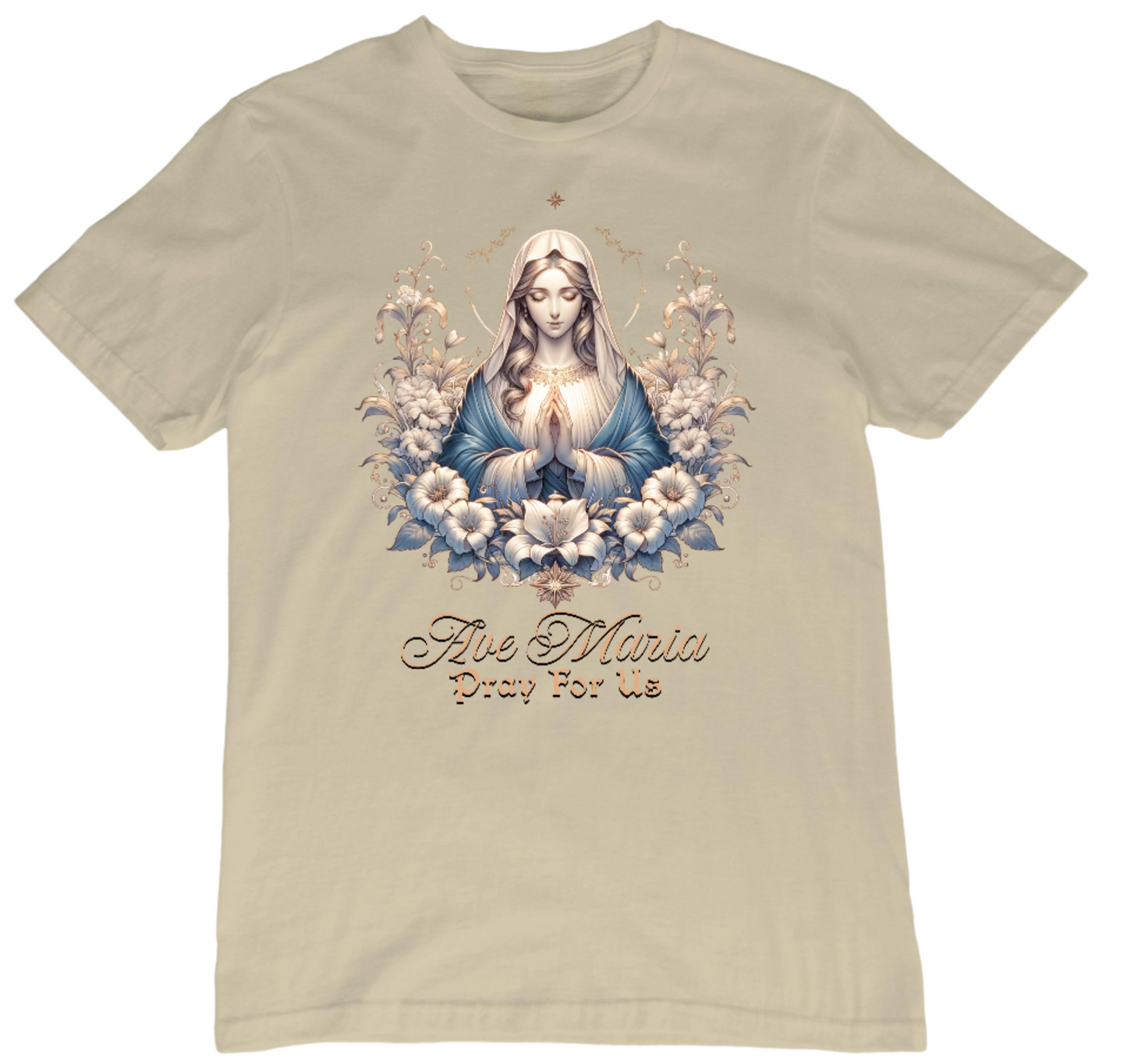 Ave Maria Pray For Us T-Shirt